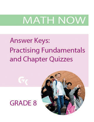 image of Math Now Grade 8 Practising Fundamentals Answer Keys