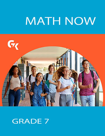 image of Math Now Grade 7 Math Workbooks - GTK Press